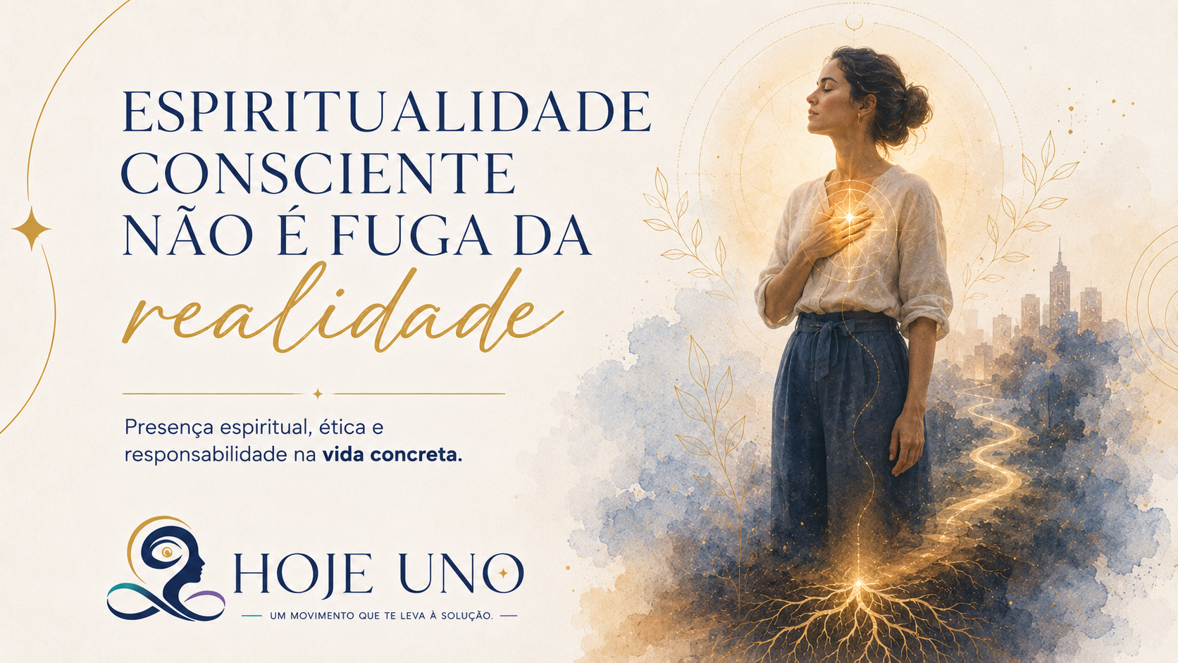 Espiritualidade consciente não é fuga da realidade